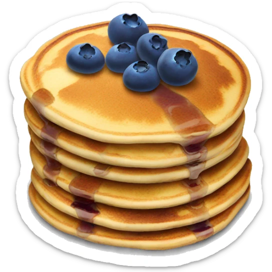 blueberry pancakes  sticker