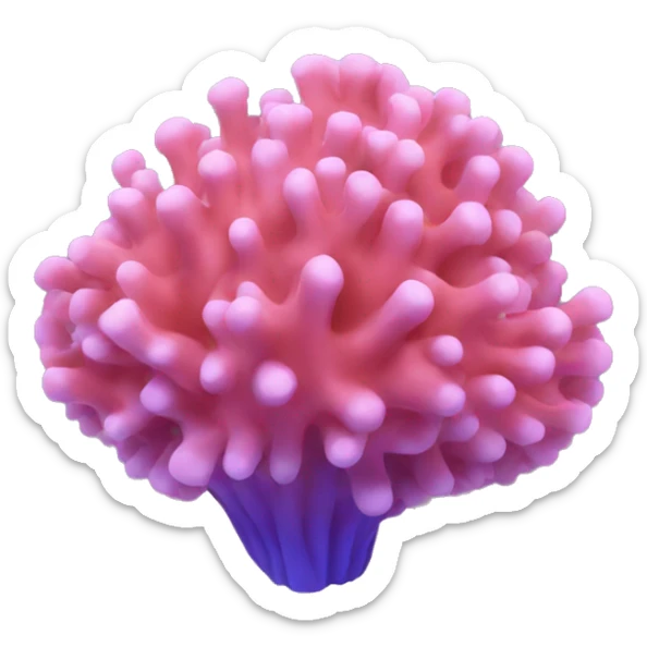 Coral sticker