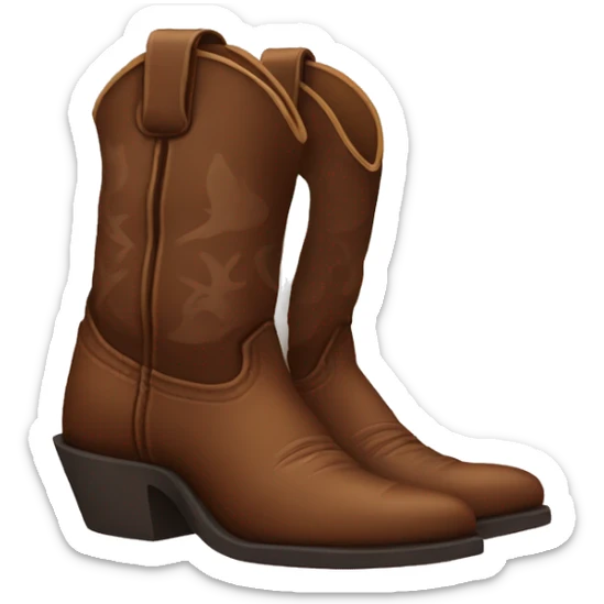 cowboy boots sticker