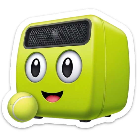 Tennis ball speaker box bfdi sticker