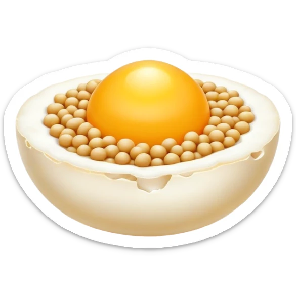K2-rich foods (cheese, egg yolk, natto) emitting golden beams toward a luminous bone with a bright golden dot at its center. The scene is surrounded by an ethereal glow representing vitamin K2's ability to direct calcium to where it belongs. sticker