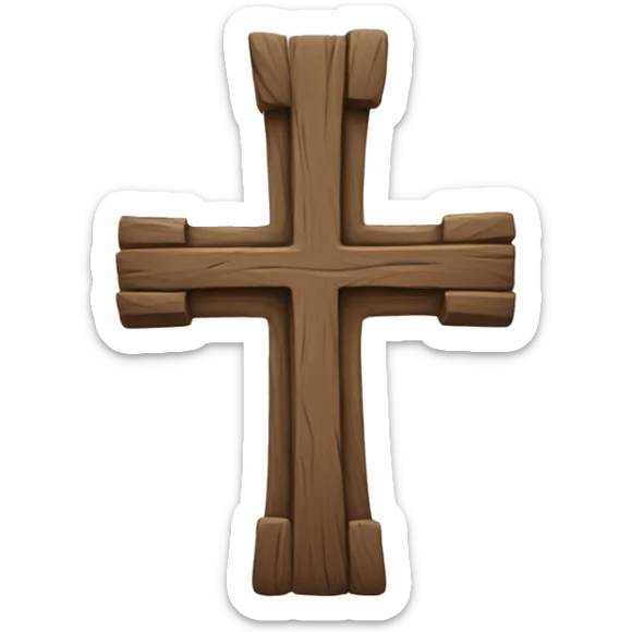 Cross sticker