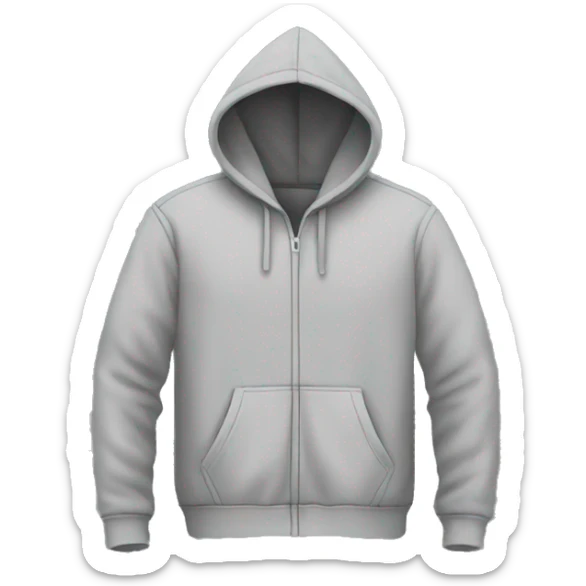 hoodie grey sticker