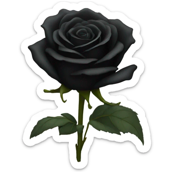 black roses sticker