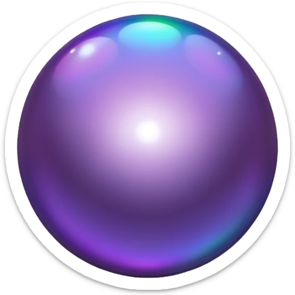 dark purple pearl sticker