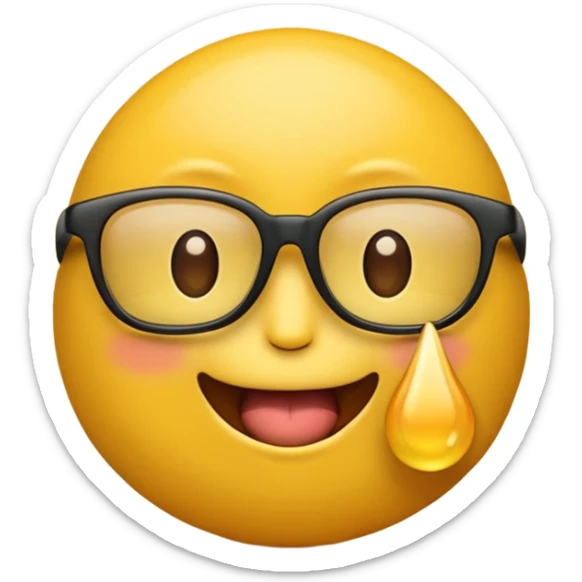 Fassa um emoji simples aquele da carinha amarelo de óculos escuro dando uma língua bem ofensiva e mostrando o dedo do meio da mesma forma.o óculos tem que ser escuro total. Faça com emoji simples aquele da carinha amarelo  sticker