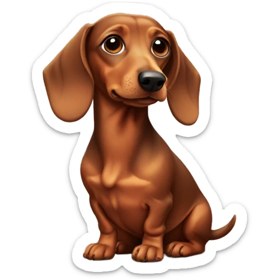 dachshund sticker
