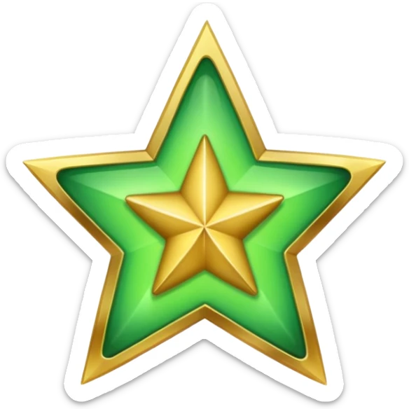 Emogie of verified  of star of 24 and tick  sticker