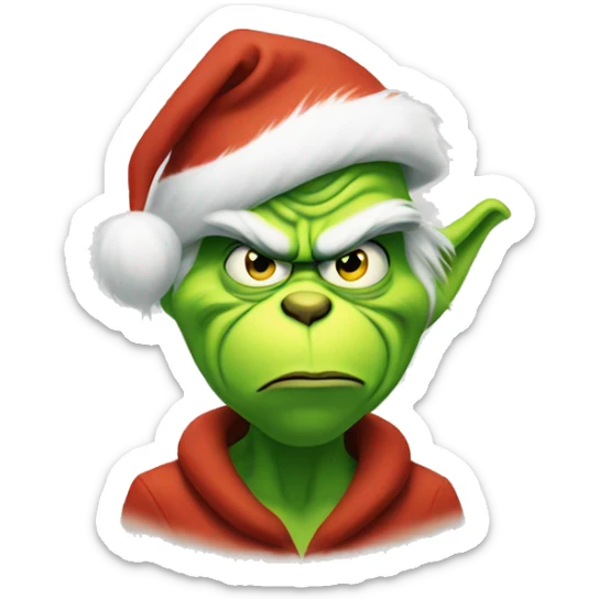 Grinch sticker