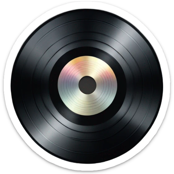 Vinyl record  sticker