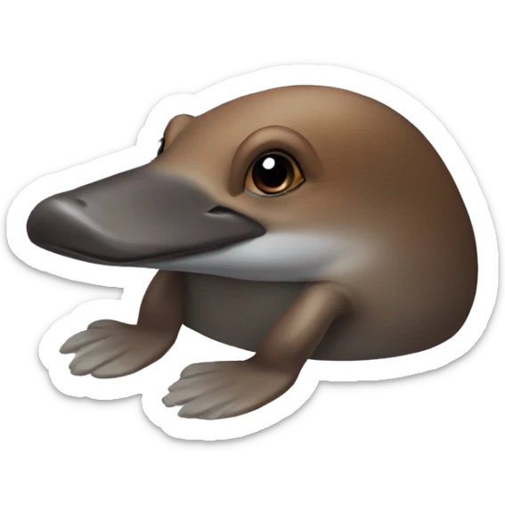 platypus sticker