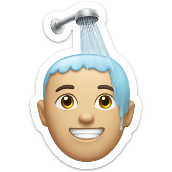 Shower sticker