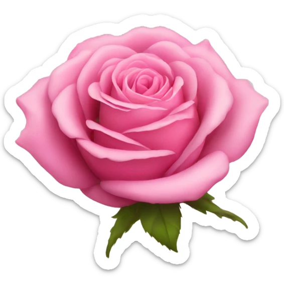 Pink rose  sticker