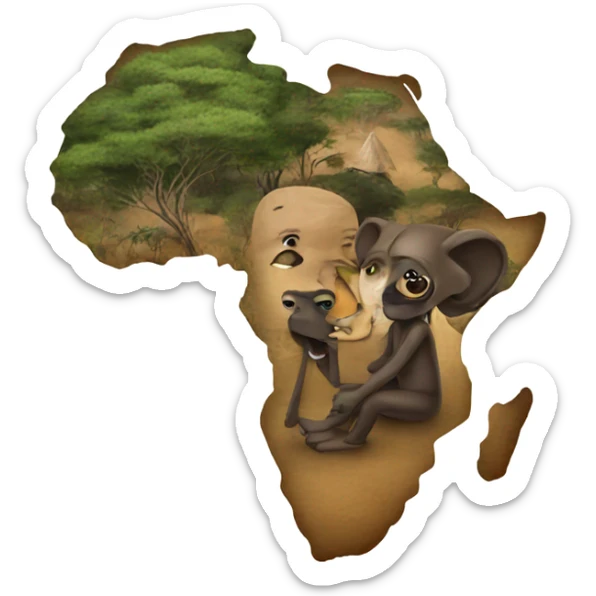 Africa  sticker