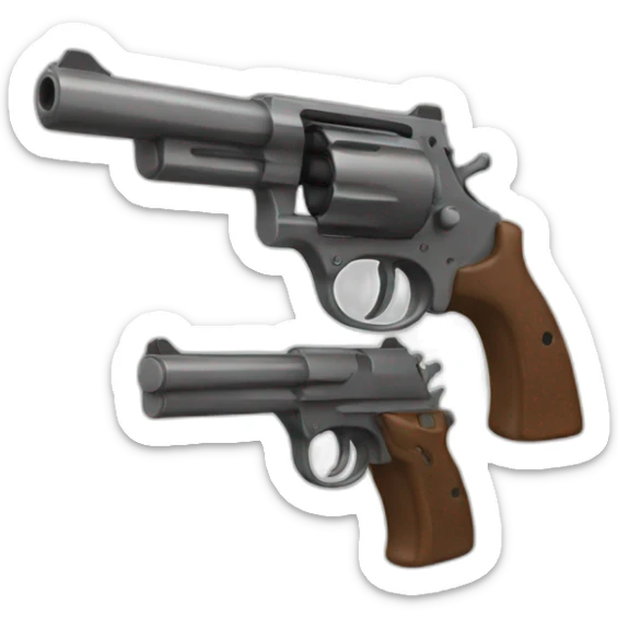 Gun sticker