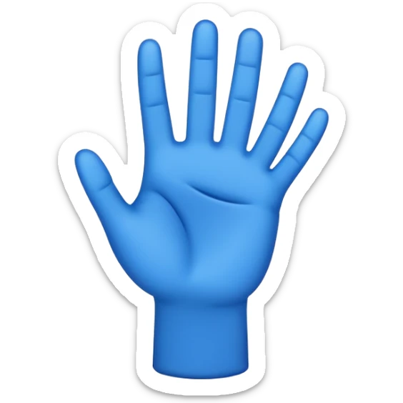 generates an emoji of the Manus ai logo which is a hand sticker