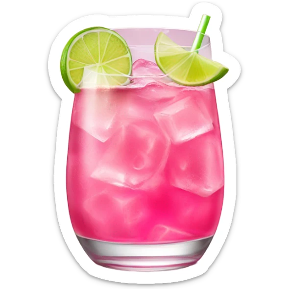 Pink drink sticker