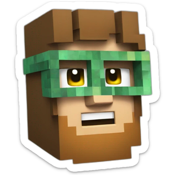 Minecraft gamer sticker