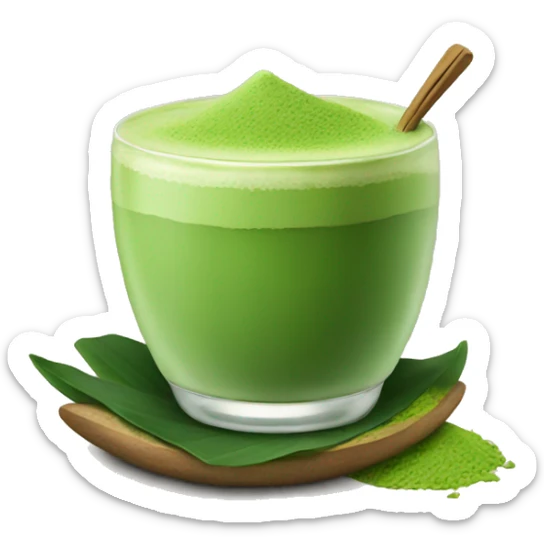 Matcha sticker