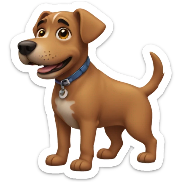 Dog sticker
