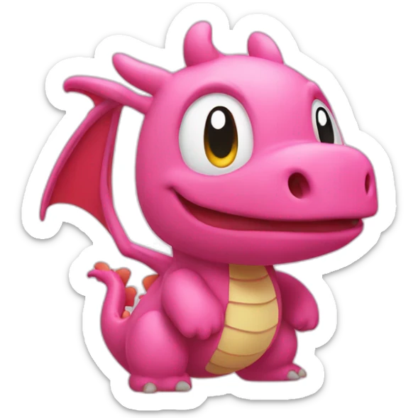 dragon kirby sticker