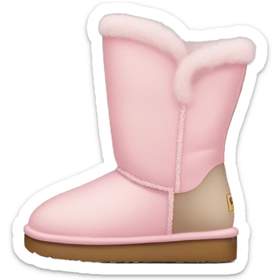 light pink uggs sticker