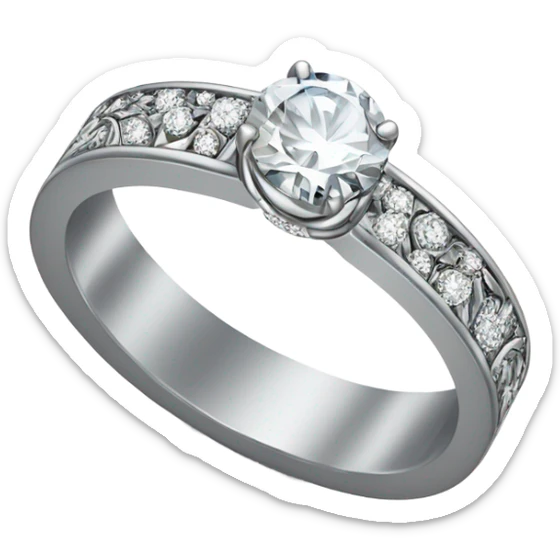 Wedding ring sticker