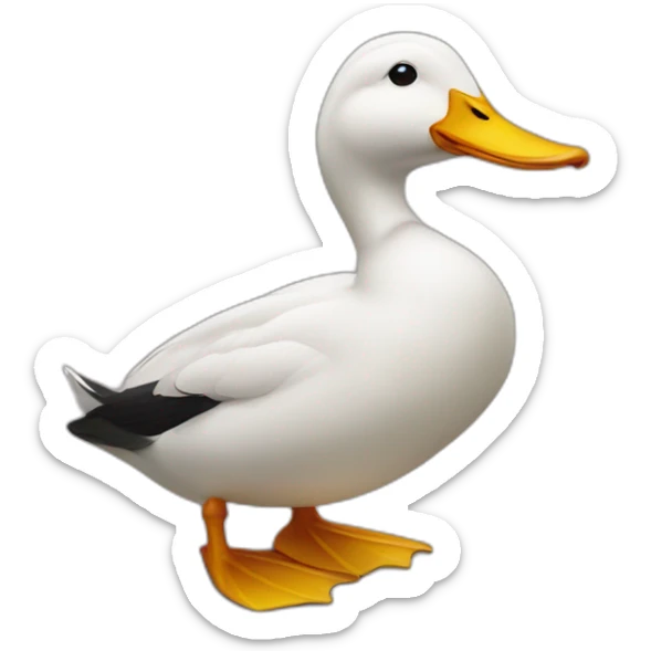 Duck sticker