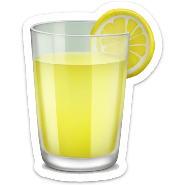 Limoncello glass sticker