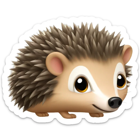 Hedgehog sticker