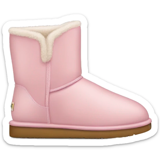 light pink uggs sticker