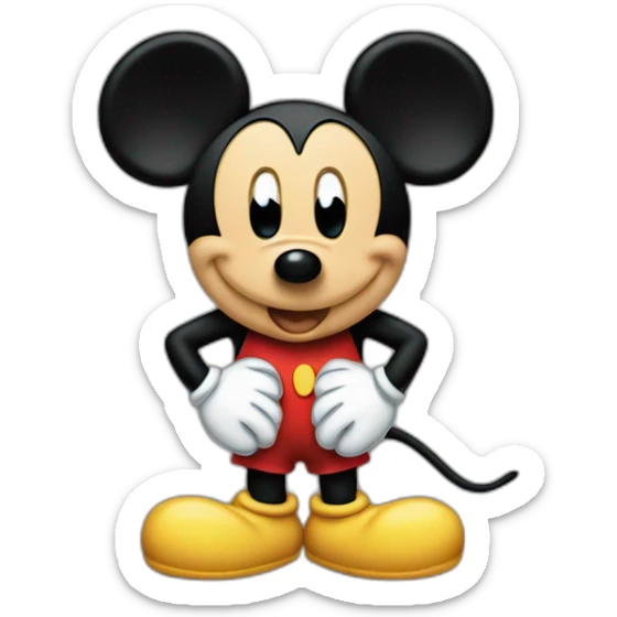 Mickey sticker