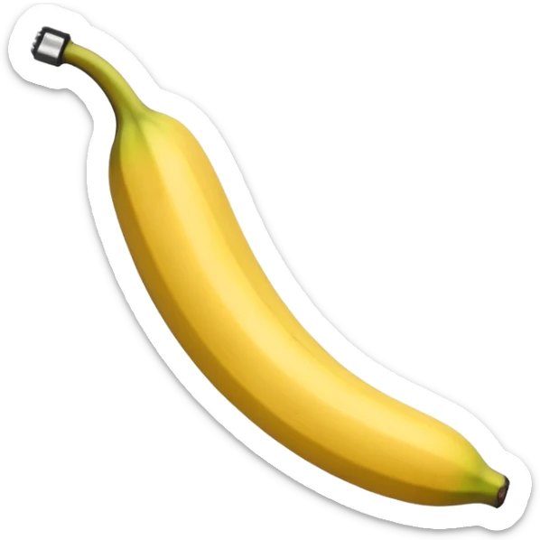 A banana clip is a curved, banana-shaped hair accessory with teeth on both sides that hinge together, designed to secure hair in a vertical ponytail or "banana curl" style sticker