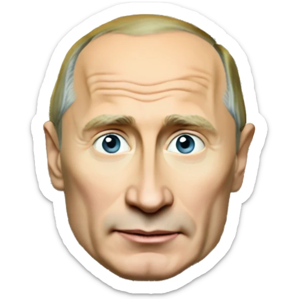 Vladimir Putin, who says: "Where is the money, Zina?" sticker