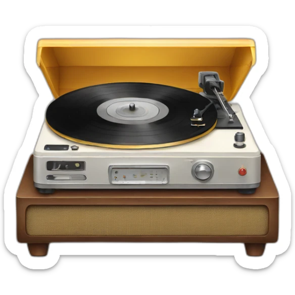 RECORD PLAYER sticker