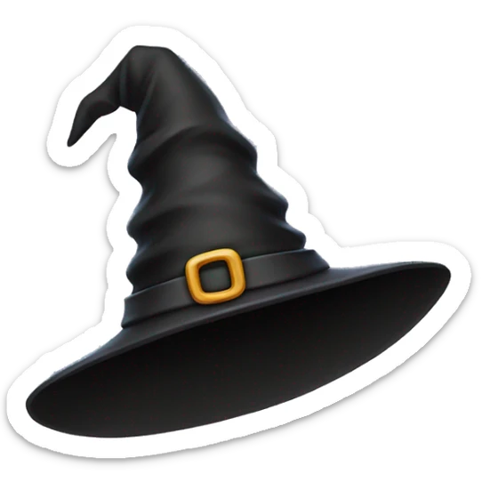 witch hat sticker
