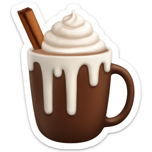 hot chocolate  sticker