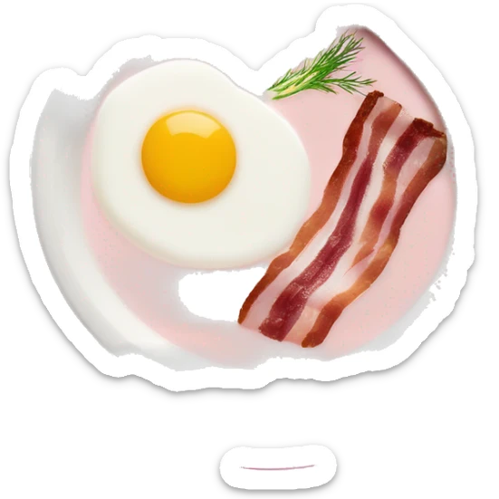 White bowl of Pink soup no face, put a hard boiled egg on top of the soup as decoration that’s cut in half, some dill,  and put some boiled potatoes topped with bacon peices and soured cream on the side on a seperate plate  sticker