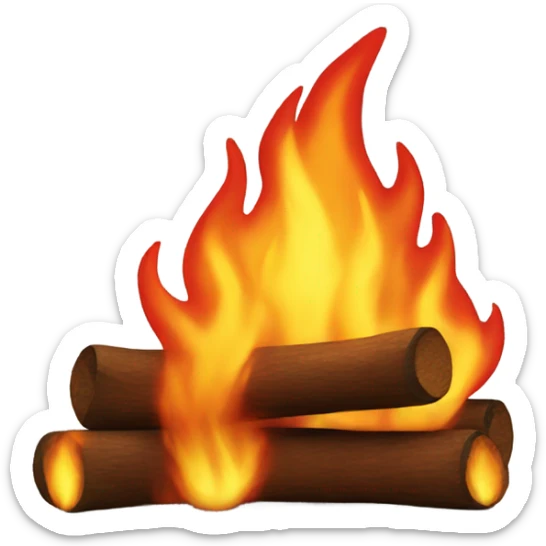 Fire sticker