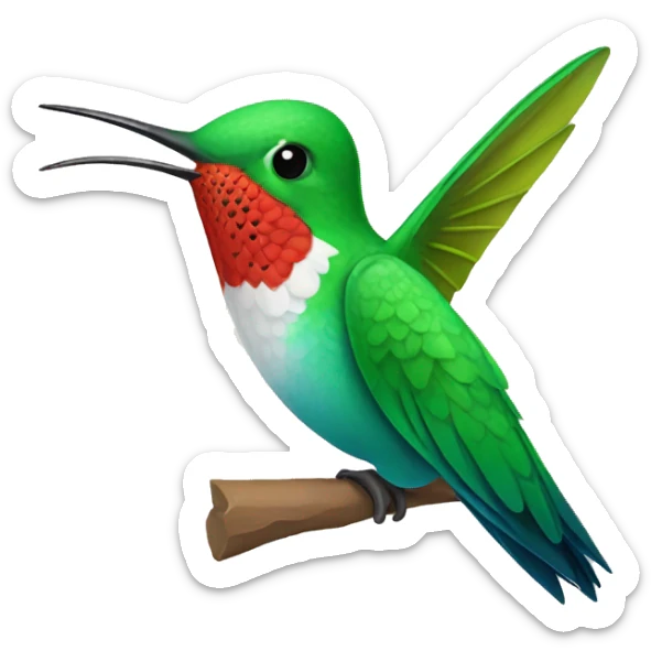 colibri sticker