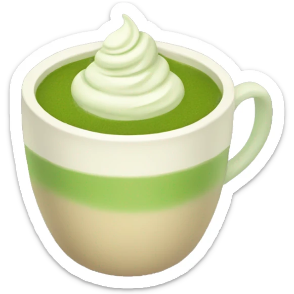 matcha latte sticker