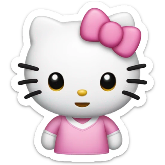 hello kitty  sticker