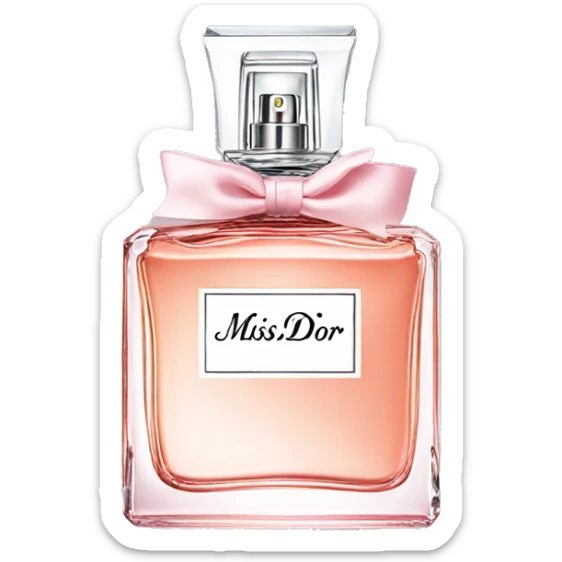 Miss dior perfume sticker