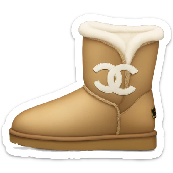 Chanel Ugg sticker