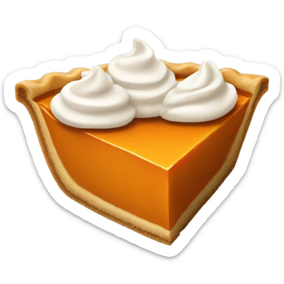Pumpkin pie sticker