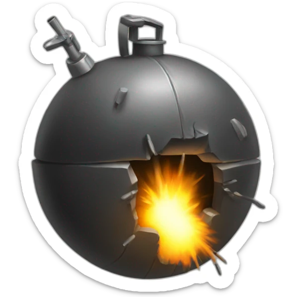 bomb sticker