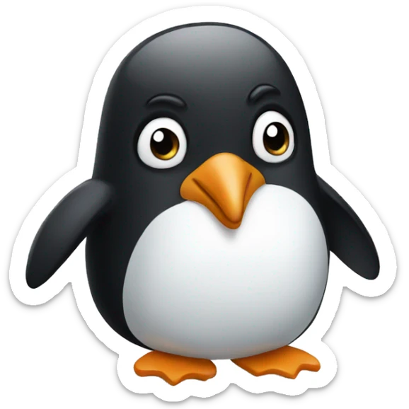 Penguin sticker