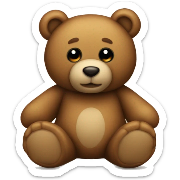teddy bear sticker