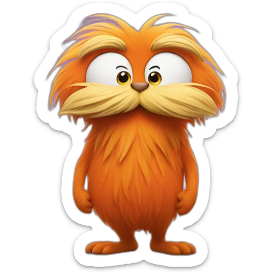 lorax sticker