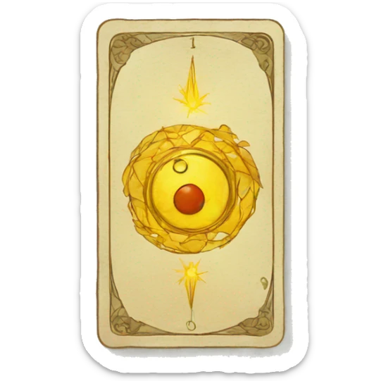 tarot cards sticker